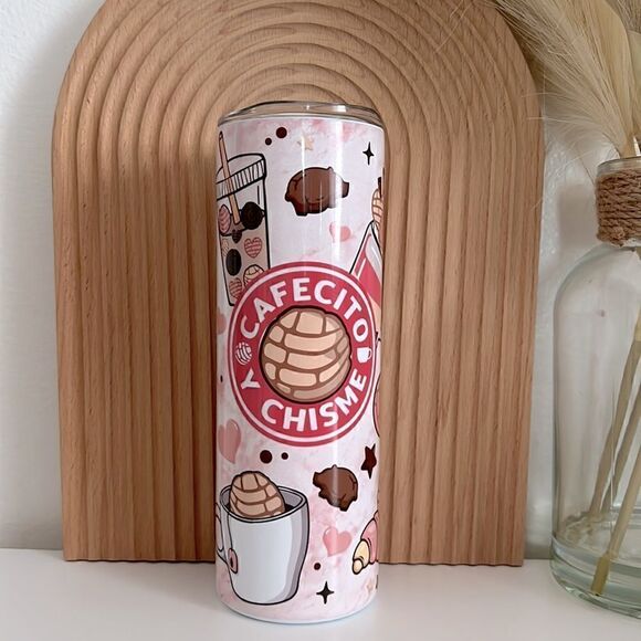 Cafecito y chisme tumbler NWT - Picture 2 of 4